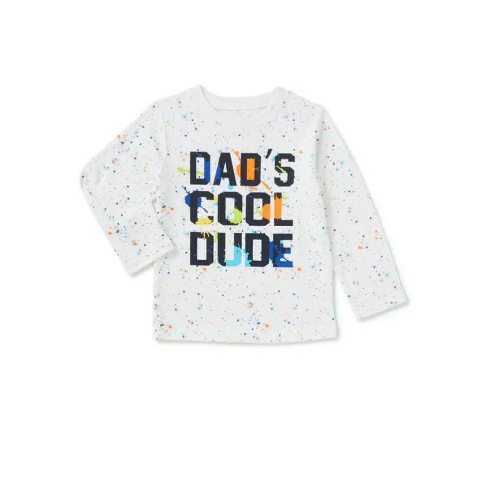 Garanimals Toddler Boy "Dad's Cool Dude" 
Long-Sleeve T-Shirt